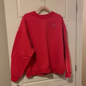 ALO Yoga women’s Crewneck Sweatshirt in candy Red size XL
